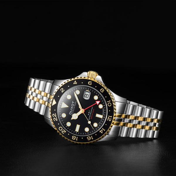 Duxot Atlantica GMT Two Tone Black