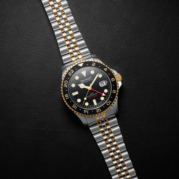 Duxot Atlantica GMT Two Tone Black