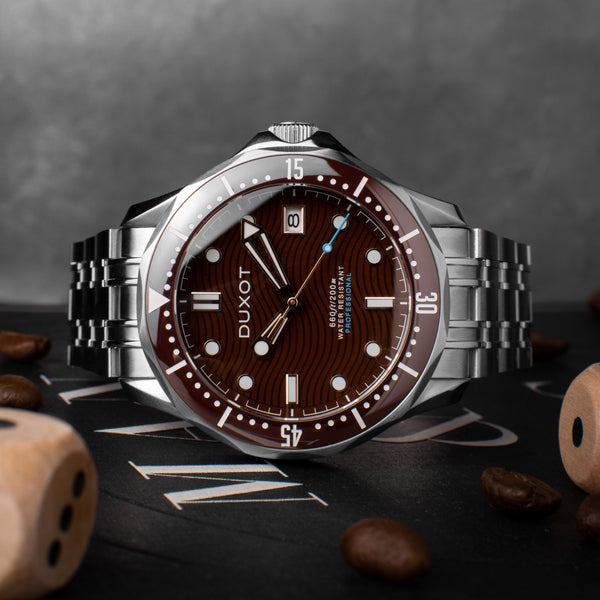Duxot Henri Diver Automatic Deep Brown