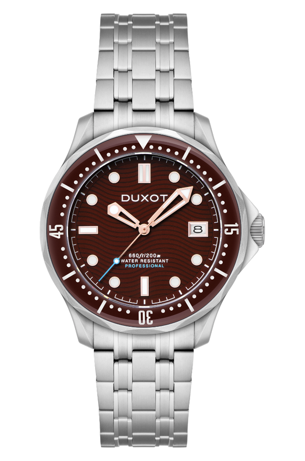 duxot Henri Diver Automatic Deep Brown