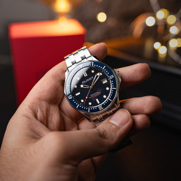 duxot Henri Diver Automatic Presidential Blue