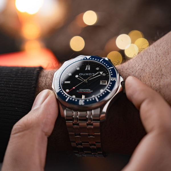 duxot Henri Diver Automatic Presidential Blue