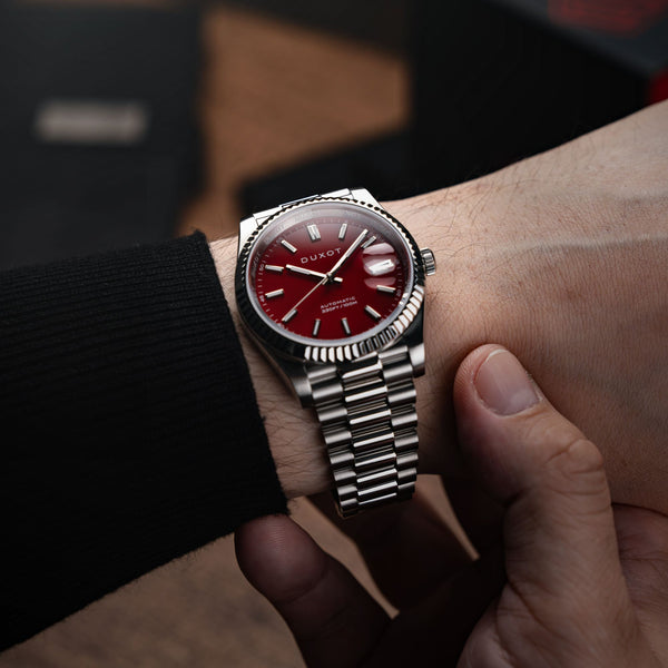 Duxot Marcel Automatic Firebrick Red