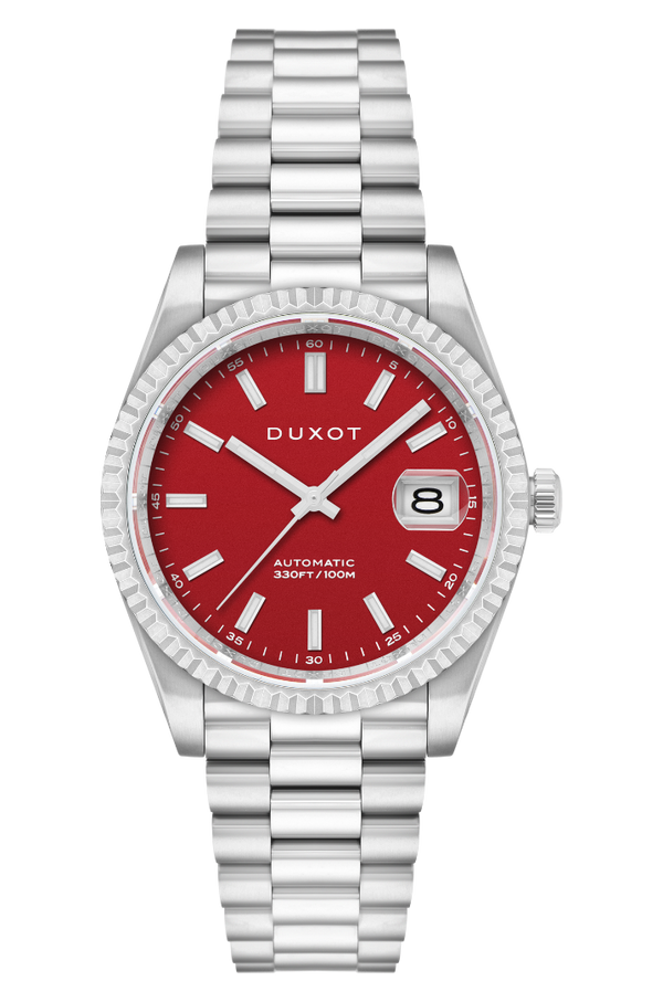 duxot Marcel Automatic Firebrick Red