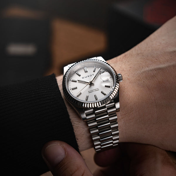 Duxot Marcel Automatic Sunray Silver