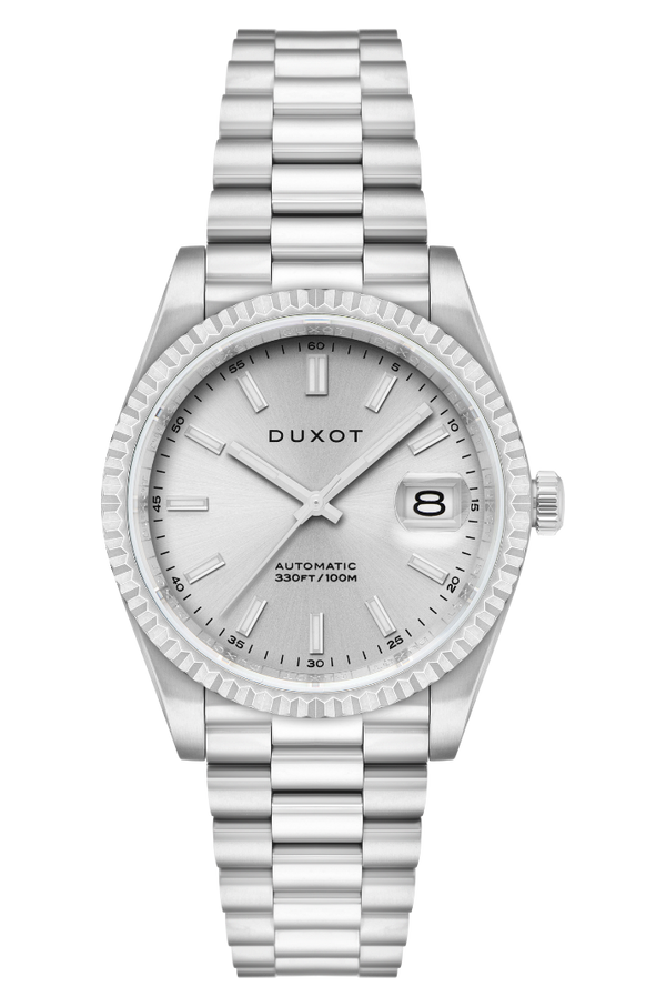 duxot Marcel Automatic Sunray Silver