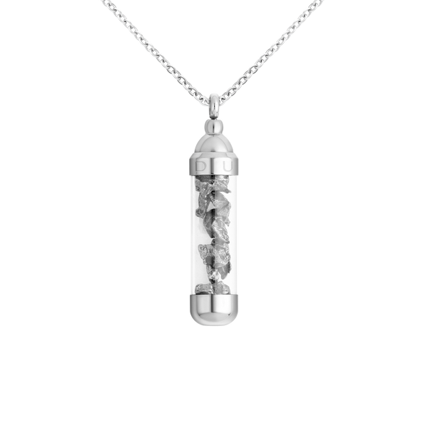 duxot Marcel Pendant Silver Dust Meteorite