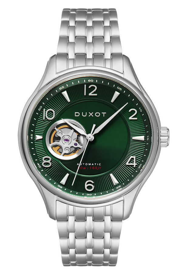 duxot Patrios Open Heart Automatic Sunray Green