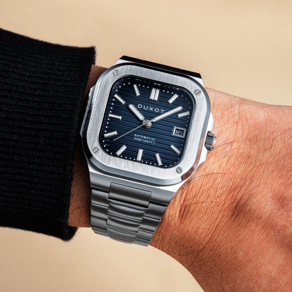 Duxot Quadrata Automatic Steel Blue