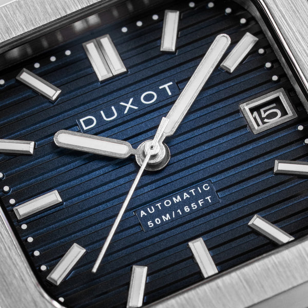 Duxot Quadrata Automatic Steel Blue