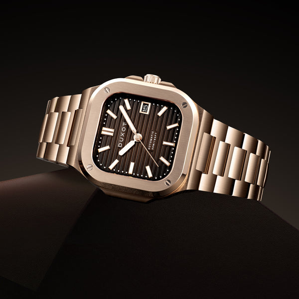 Duxot Quadrata Automatic Walnut Brown