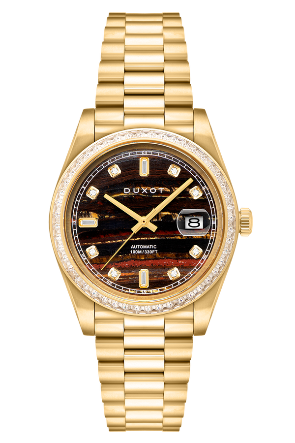 duxot Serenata Automatic Limited Edition Tiger Eye