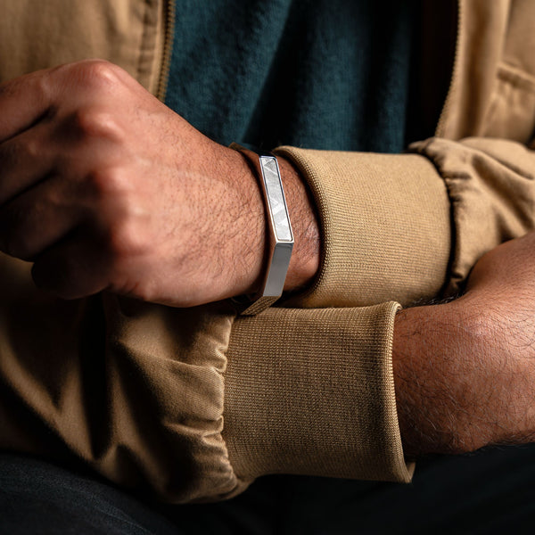 Duxot Serenata Bracelet Matte Silver Meteorite