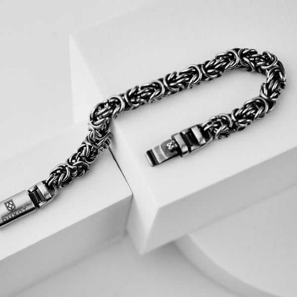 Duxot Serenata King Chain Bracelet Silver