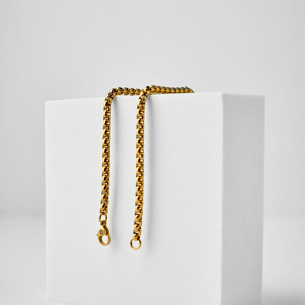 Duxot Vezeto Box Necklace Gold