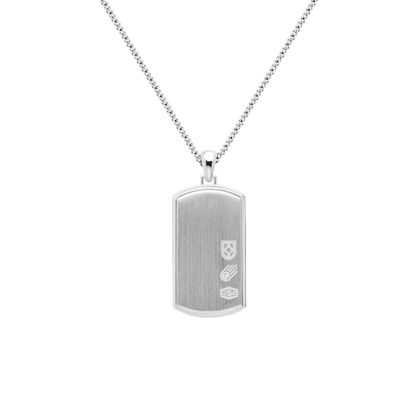 Duxot Vezeto Dog Tag Slate Black Meteorite