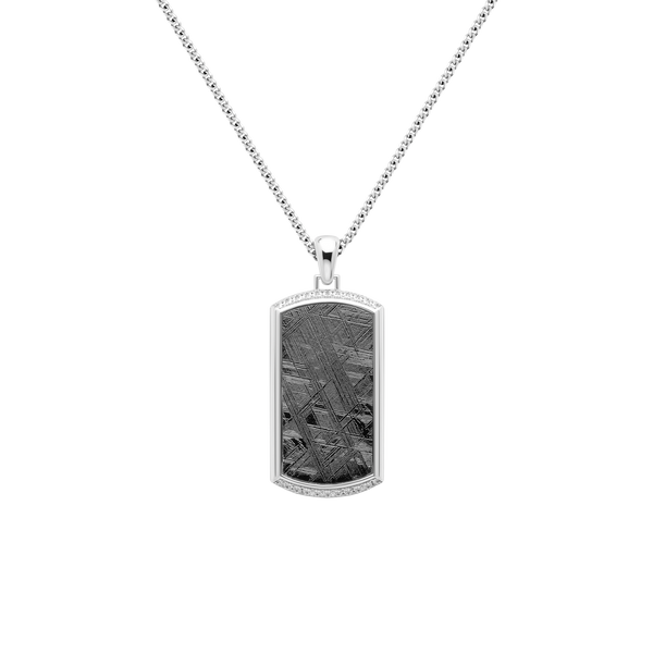 duxot Vezeto Dog Tag Slate Black Meteorite