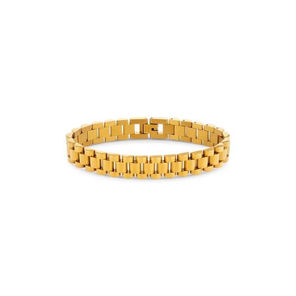 Duxot Vezeto Flat Link Bracelet Gold