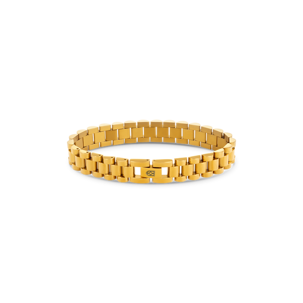 duxot Vezeto Flat Link Bracelet Gold