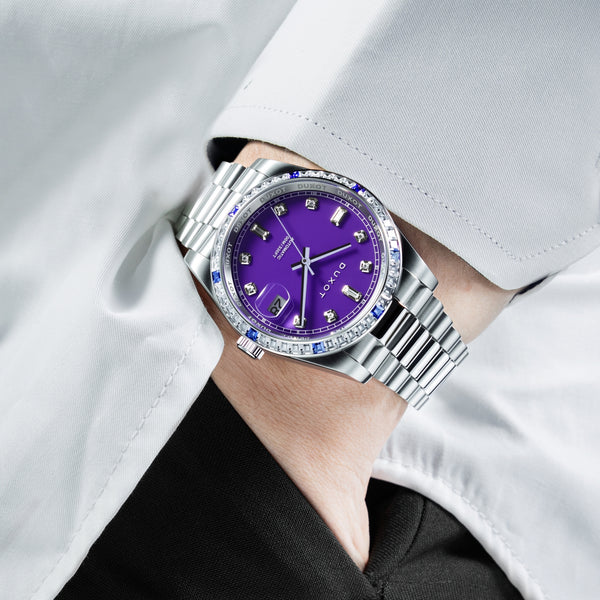 Duxot Serenata Automatic Limited Edition Purple Crystal