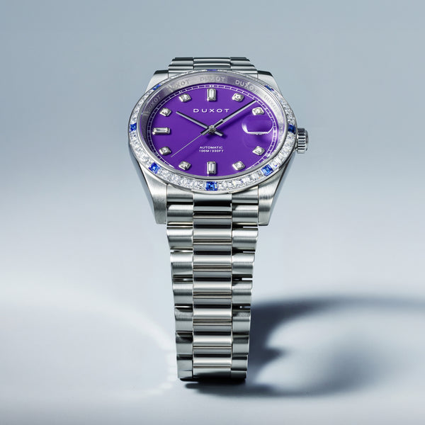 Duxot Serenata Automatic Limited Edition Purple Crystal