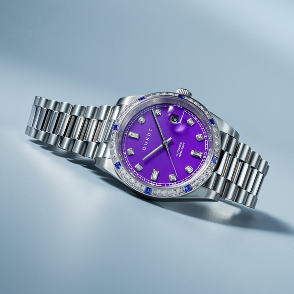 Duxot Serenata Automatic Limited Edition Purple Crystal