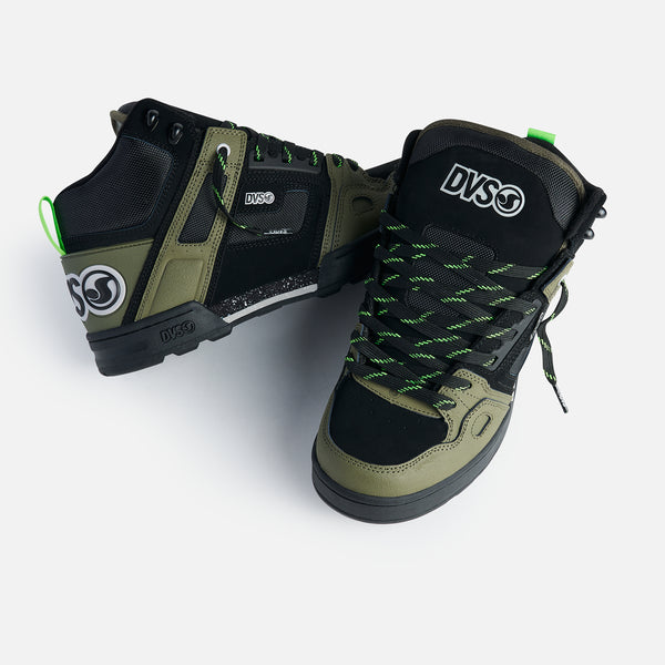 Dvs COMANCHE BOOT New OLIVE/BLACK/LIME