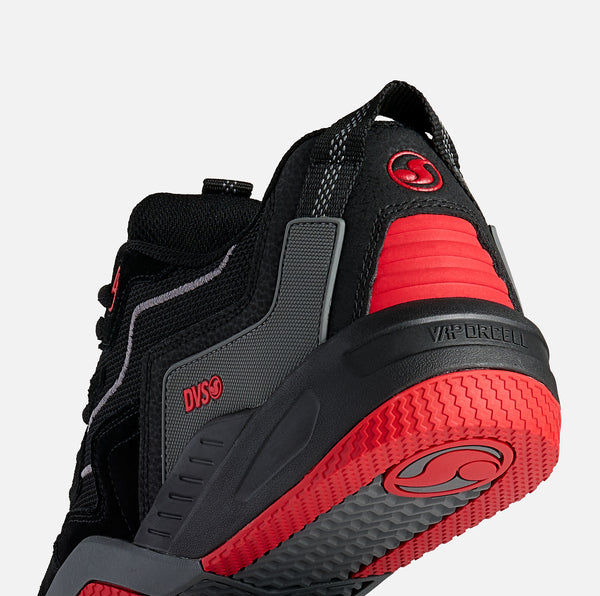 Dvs DEVIOUS 2.0 Shoes BLACK/GREY/RED