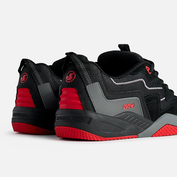 Dvs DEVIOUS 2.0 Shoes BLACK/GREY/RED