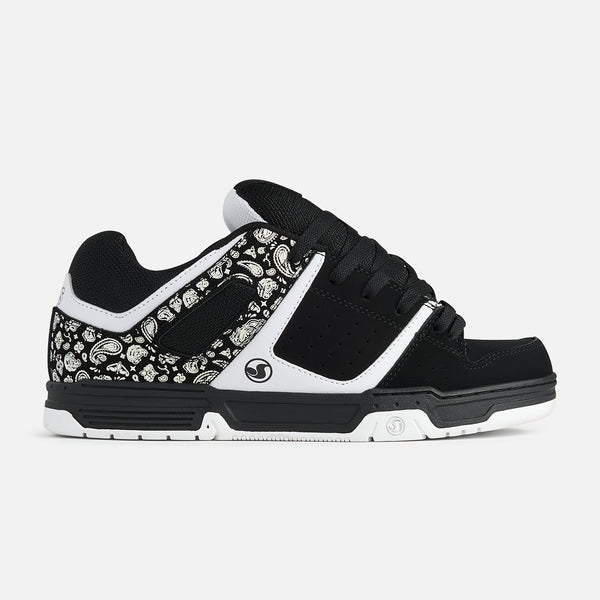 dvs REMIX Shoes BLACK/WHITE/PRINT