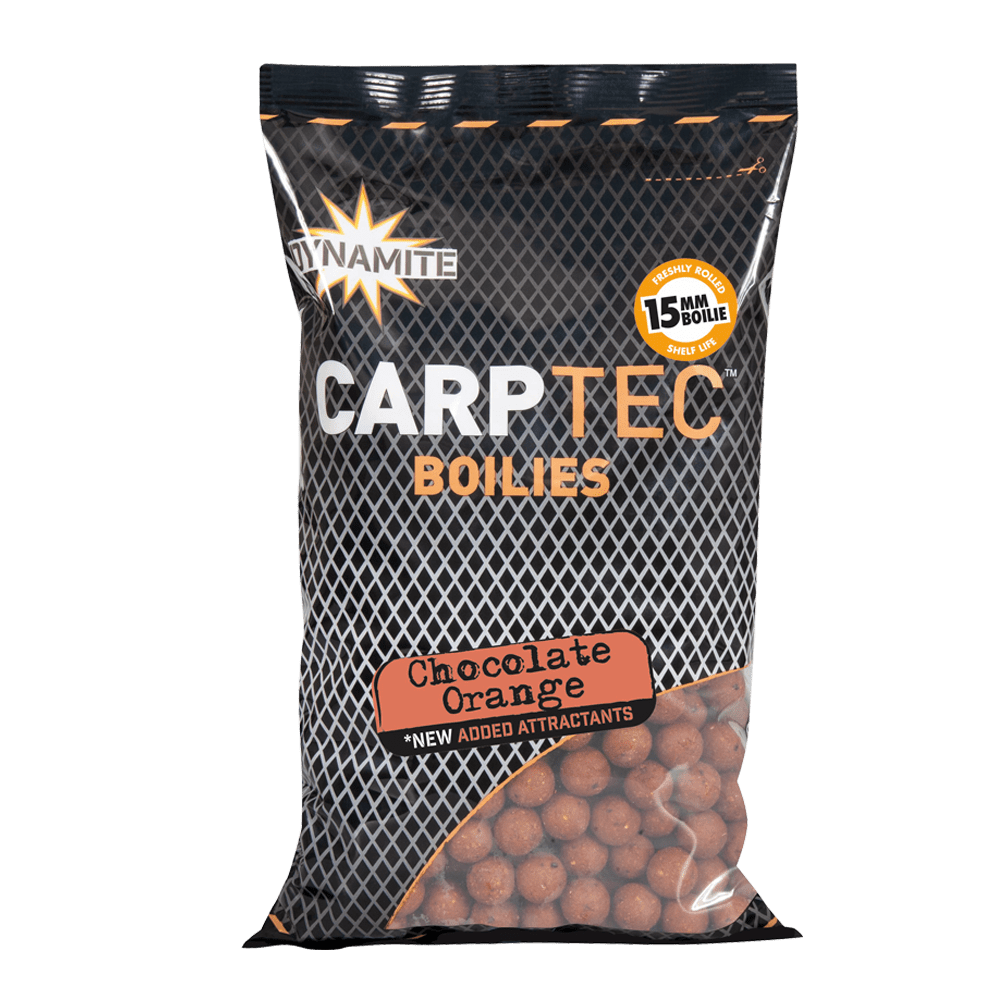 dynamite baits Carptec Chocolate Orange Boilies