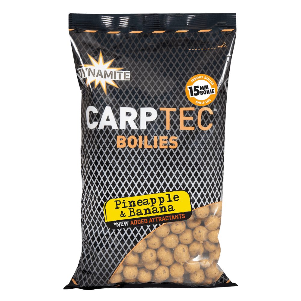 dynamite baits Carptec Pineapple & Banana Boilies