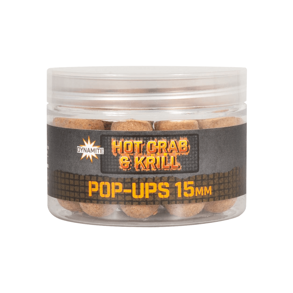 dynamite baits Hot Crab & Krill Foodbait Pop-Ups