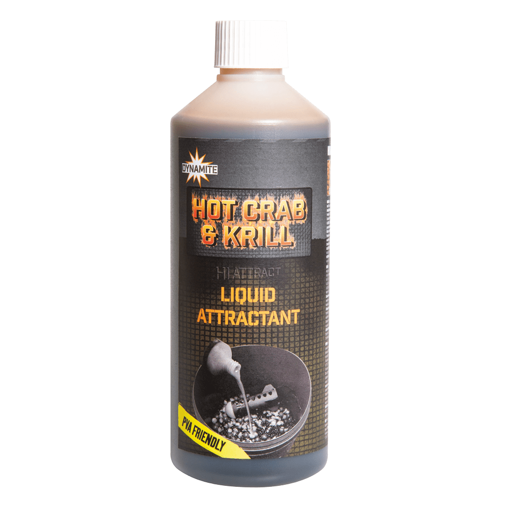 dynamite baits Hot Crab & Krill Liquid Attractant