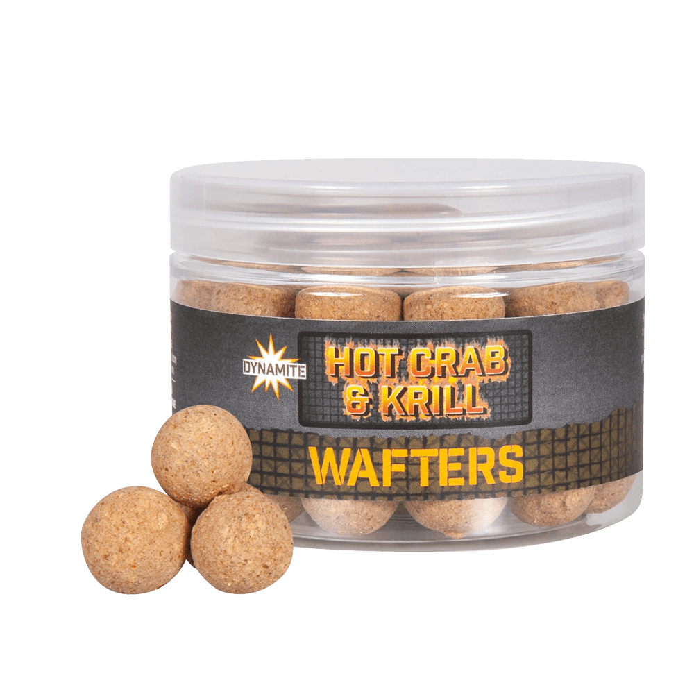 dynamite baits Hot Crab & Krill Wafters