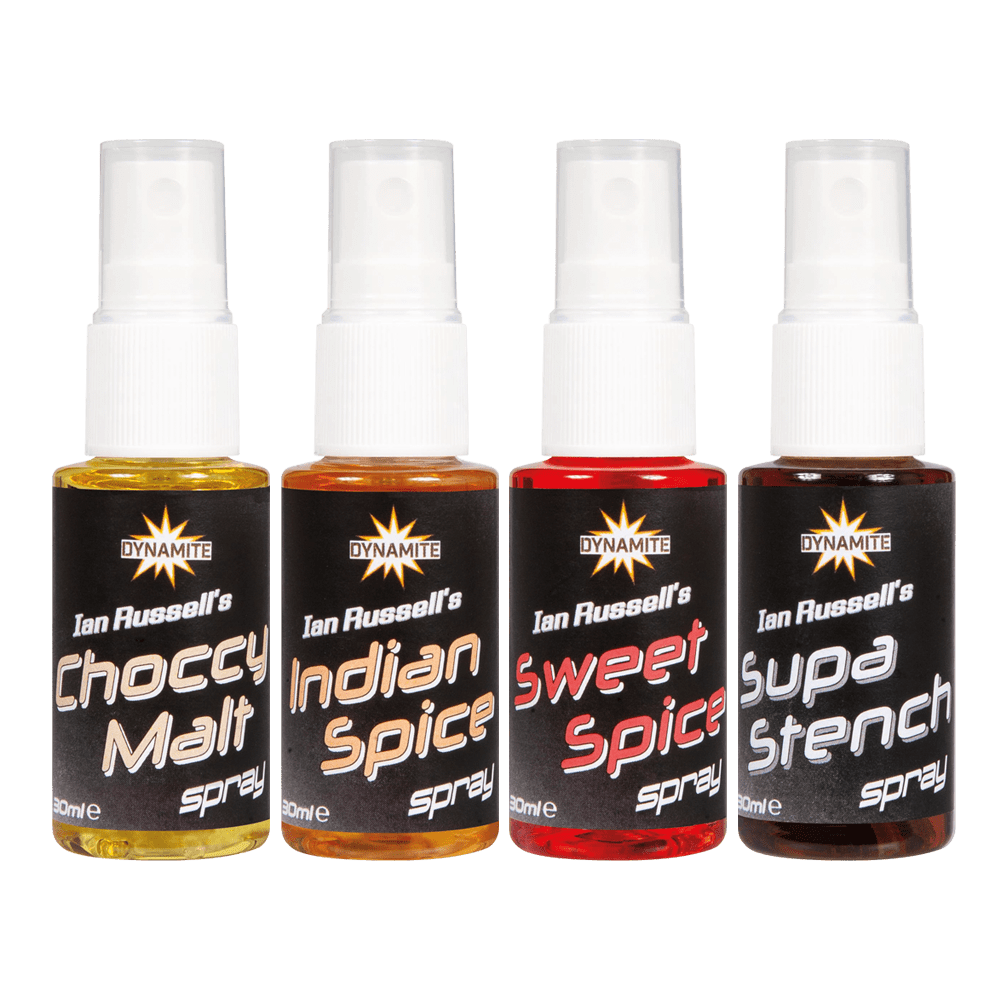 dynamite baits Ian Russell Bait Sprays