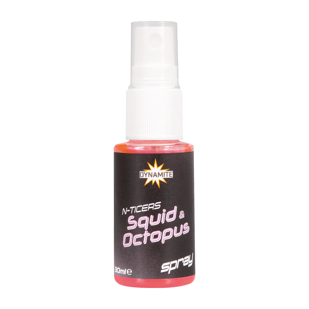 dynamite baits N-Ticers Squid & Octopus Spray 30ml