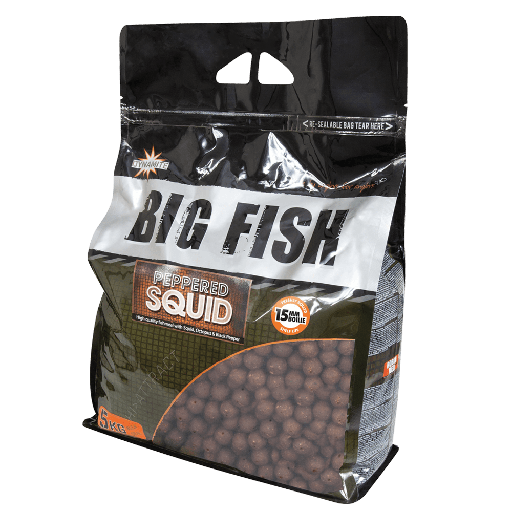 dynamite baits Peppered Squid Boilies