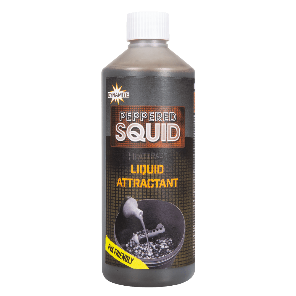 dynamite baits Peppered Squid Liquid Attractant
