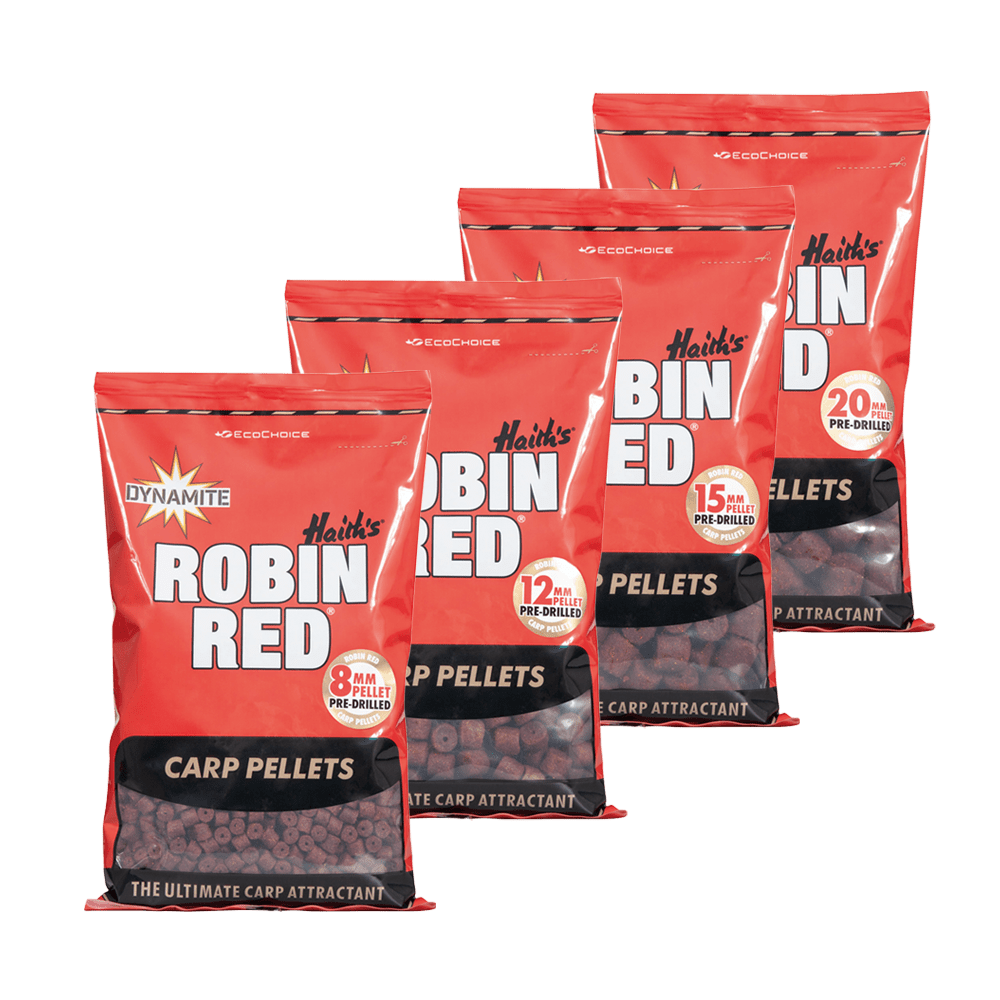 dynamite baits Robin Red Pellets Pre-Drilled