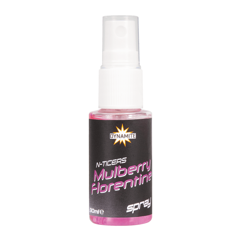 dynamite baits N-Ticers Mulberry Florentine Spray 30ml