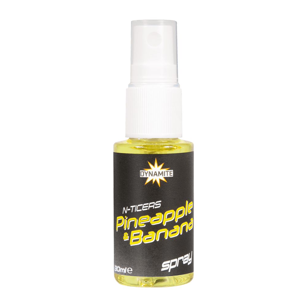 dynamite baits N-Ticers Pineapple & Banana Spray 30ml