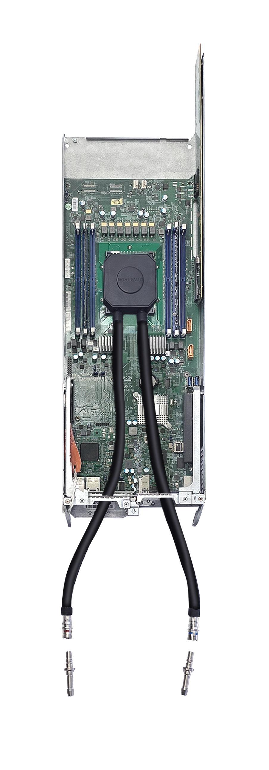 Dynatron Dynatron CP65‑SF | 1U Cold Plate With Staubli Quick Connector For Intel & AMD