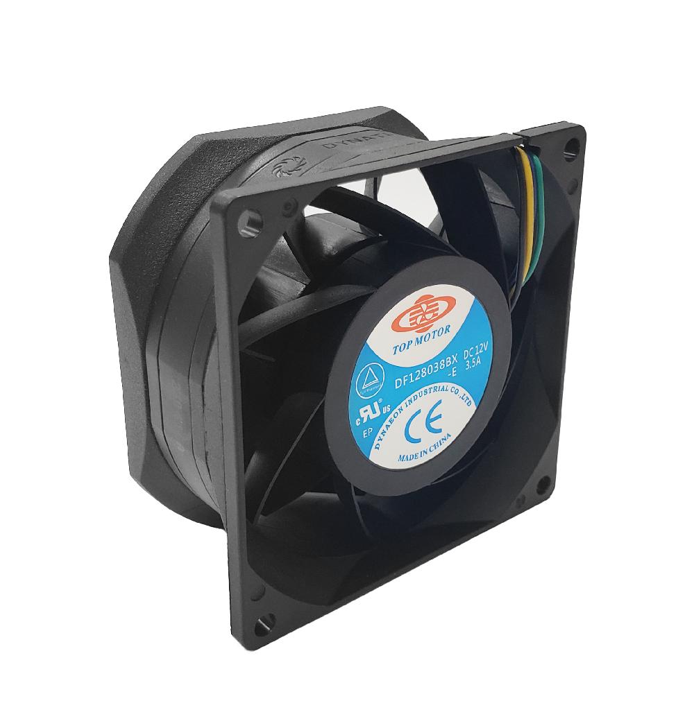Dynatron Dynatron DF128038BX‑PWMG/S | 80×80×38 mm High-Speed PWM Fan