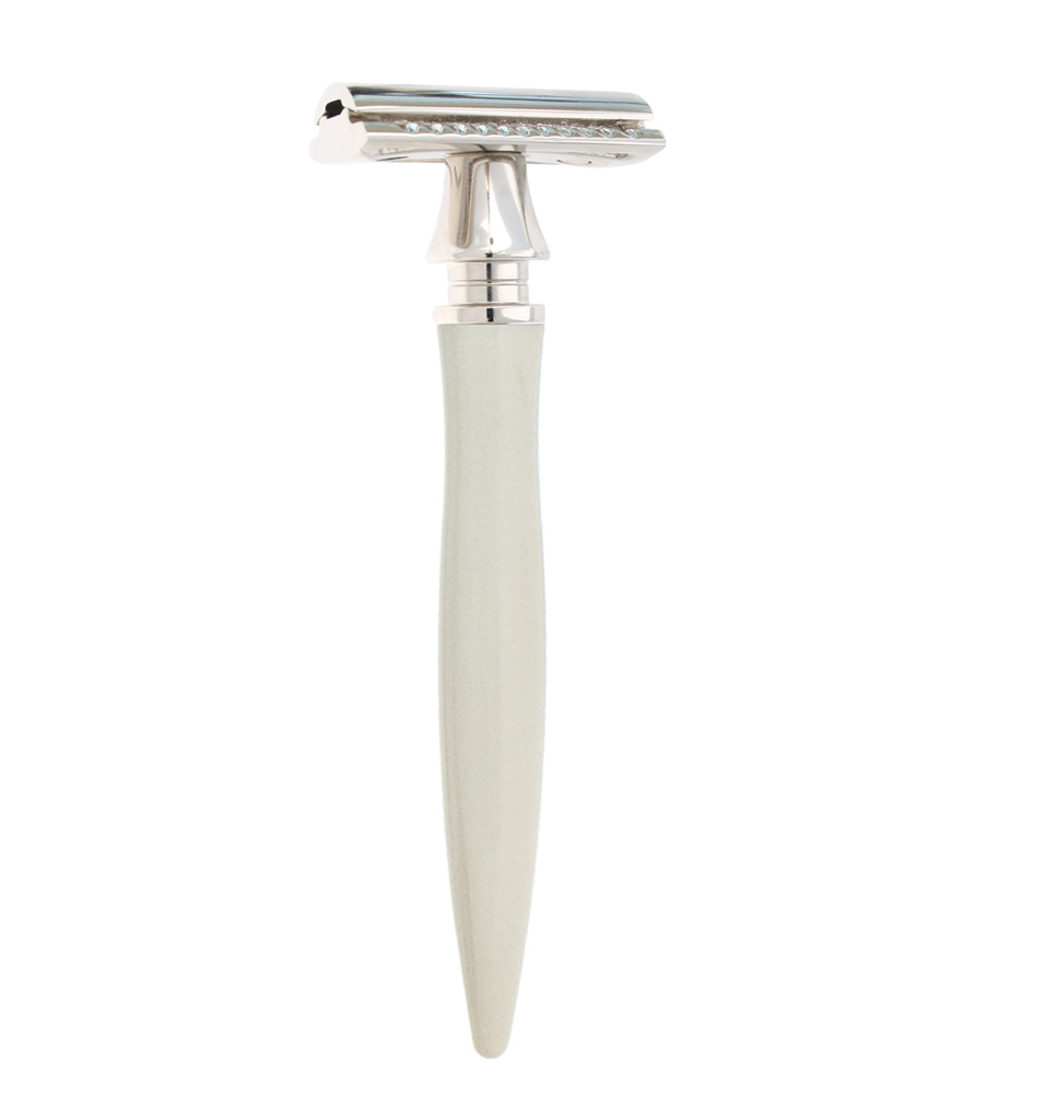 e shave DE Double Edge Razor Ivory Limited Edition