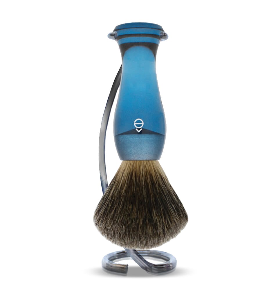 e shave Twist Stand Shaving Set with Fine Shaving Brush