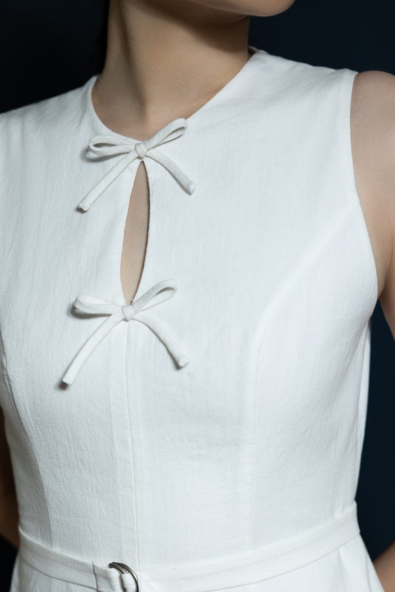 E Vee Aimee White Dress