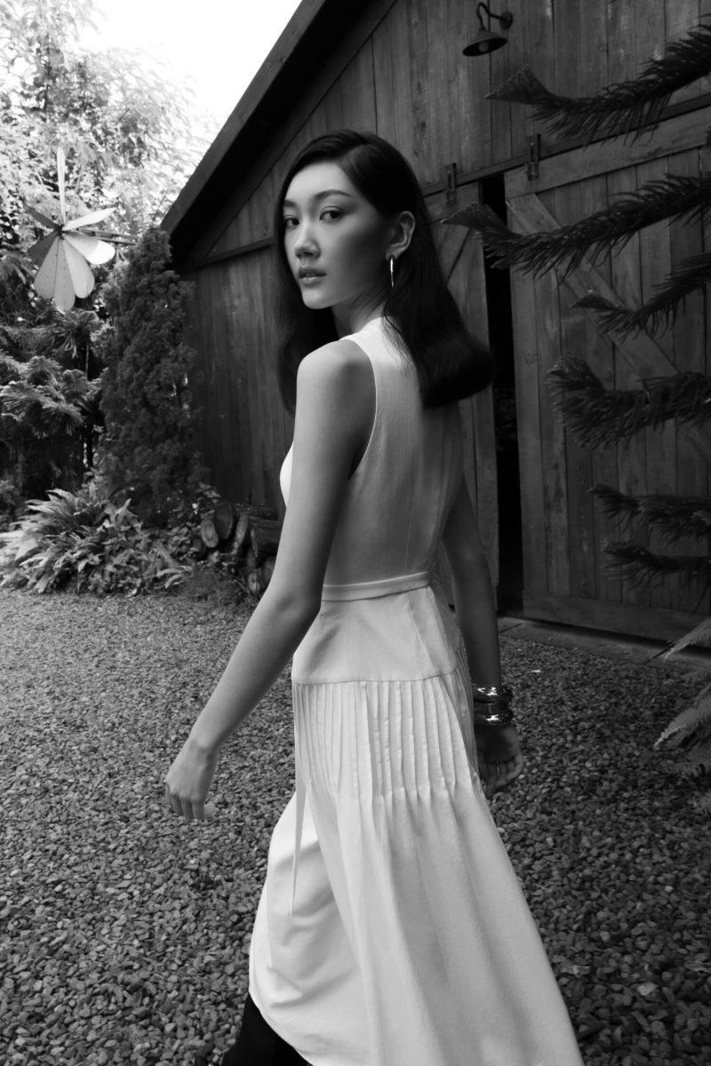 E Vee Aimee White Dress