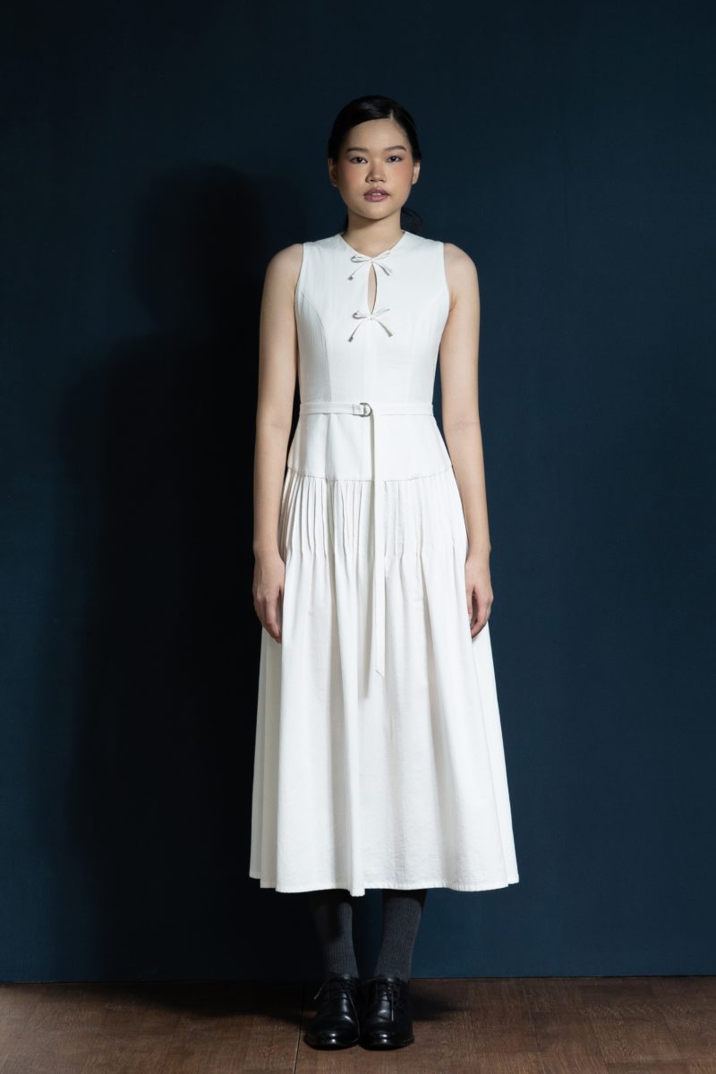 e vee Aimee White Dress
