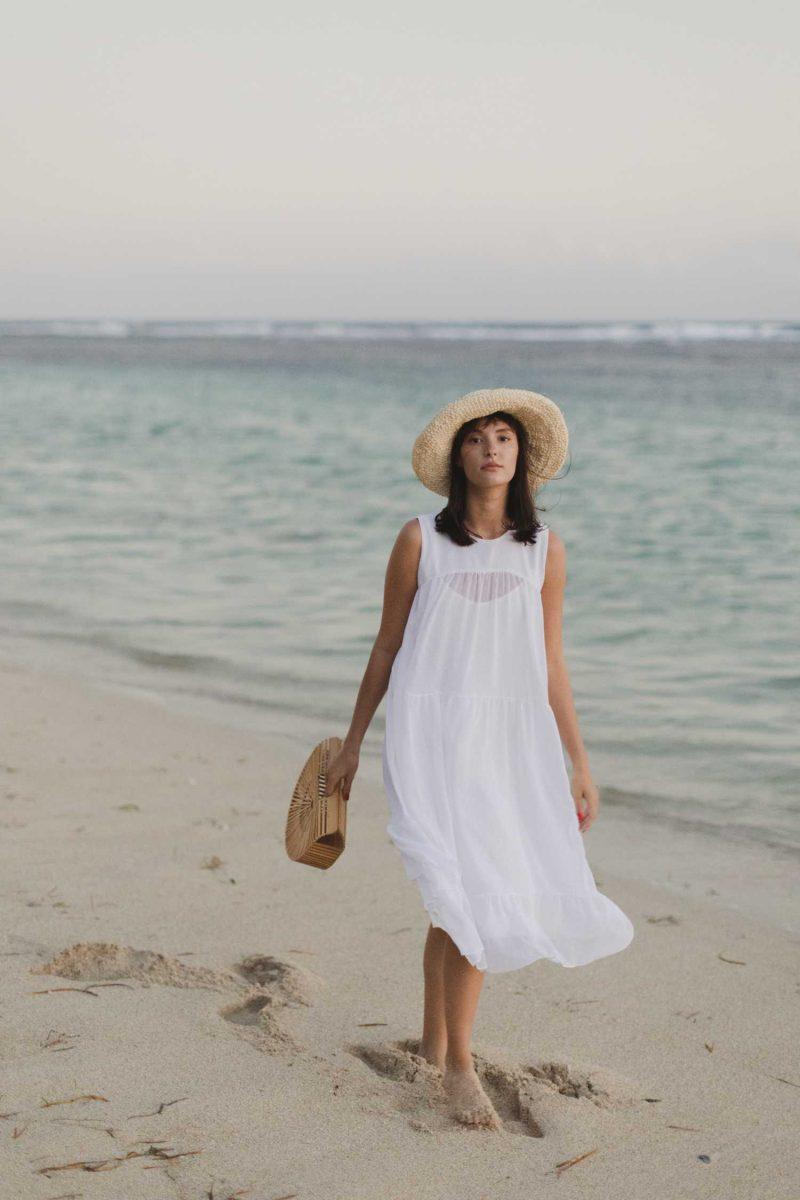 E Vee Darling White Dress